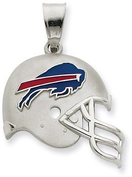 Sterling Silver Buffalo Bills NFL Pendant