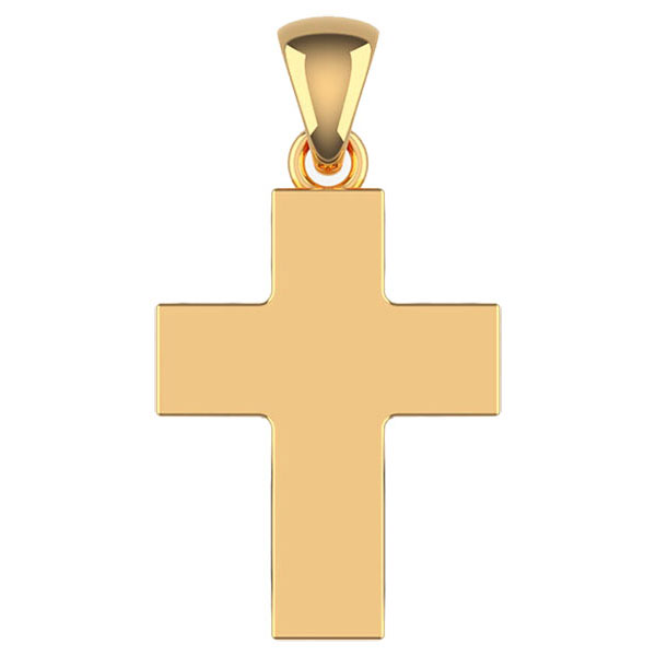 14K Solid Gold Heirloom Quality Cross Pendants for Men and Women