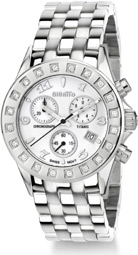 Women's Stainless Steel Titanic GianTTo Watch with Diamond Bezel