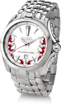 Von Dutch Watch - Mechanical Angel Collection, Stainless Steel White