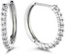 Classic 1/4 Carat Diamond Hoop Earrings