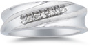 0.12 Carat Men's Diamond Band