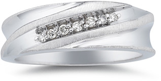 012 Carat Mens Diamond Band