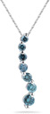 1/4 Carat Blue Diamond Jouney Pendant