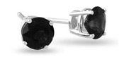 Black Diamond Stud Earrings