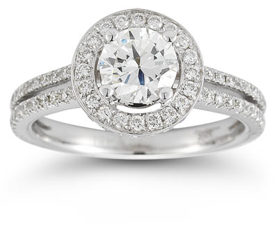 1.50 Carat Brilliant-Cut Round Diamond Engagement Ring