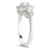 0.77 Carat Diamond Engagement Ring in 14K White Gold