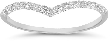Diamond Ring Wrap in 14K White Gold