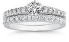 1.20 Carat Diamond Engagement & Wedding Ring Set