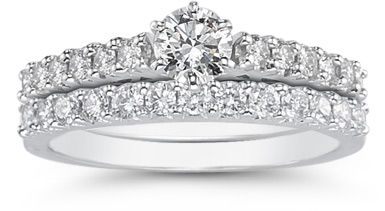 1.20 Carat Diamond Engagement & Wedding Ring Set