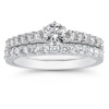 Diamond Engagement and Wedding Ring Set