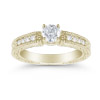 Yellow Gold Diamond Engagement Set
