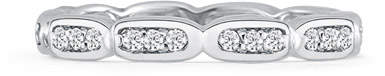 1/3 Carat Diamond Eternity Band in 14K White Gold