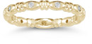 14K Yellow Gold Diamond Eternity Band