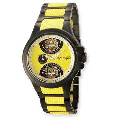 Ed Hardy Speeder Yellow Watch