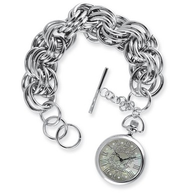 Ed Hardy Rebelle Silver-Tone Watch
