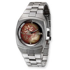 Ed Hardy Kool Steel Red Tiger Watch