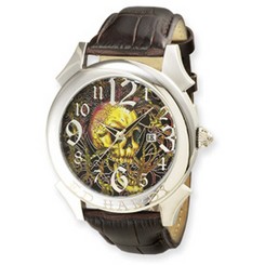 Ed Hardy Revolution Brown Watch