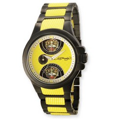 Ed Hardy Speeder Yellow Watch