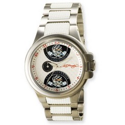 Ed Hardy Speeder White Watch