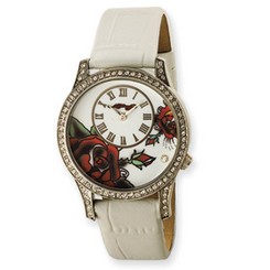 Ed Hardy Antoinette White Watch