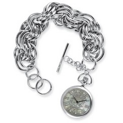 Ed Hardy Rebelle Silver-Tone Watch
