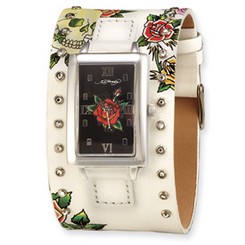 Ed Hardy Temptress White/Rose Watch