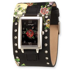 Ed Hardy Temptress Black/Rose Watch