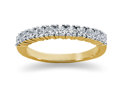 0.55 Carat Diamond Band in 18K Yellow Gold