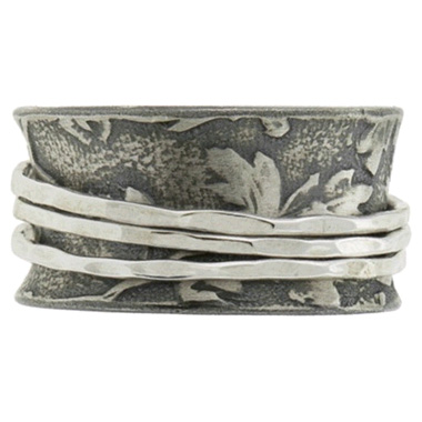 Our Silver Paisley wedding band has already become one of our more popular