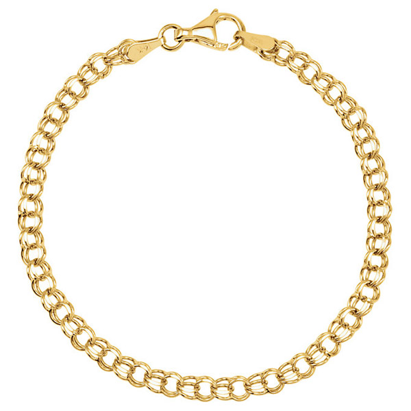 14K Solid Gold Bracelets for Women
