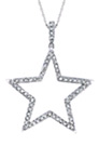 1/2 Carat Diamond Star Pendant