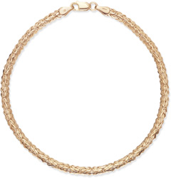 Byzantine Anklet, 14K Yellow Gold