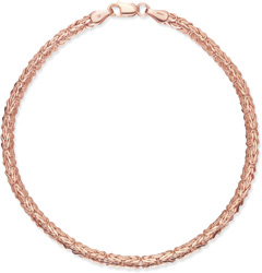 Byzantine Anklet, 14K Rose Gold