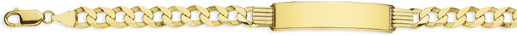 Curb ID Bracelet, 14K Gold (7mm)