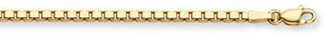 Men's 14K Gold Box Chain Bracelet (4mm)