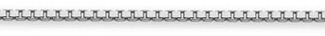 Handmade 14K White Gold Box Chain (4mm)