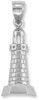 Lighthouse Pendant in 14K White Gold