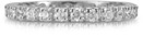 CZ Eternity Band, 14K White Gold