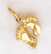 Baby Feet Pendant - 14K Gold