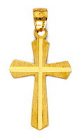 14K Gold Cross Pendant