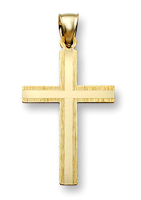 14K Gold Cross Pendant
