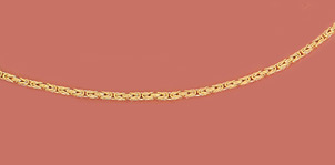 14K Gold 2.5mm Byzantine Chain