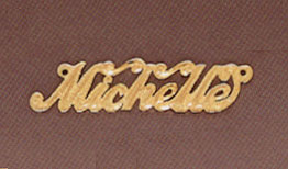 Custom Name Pendant - Michelle Design