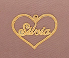 Custom Name Heart Pendant