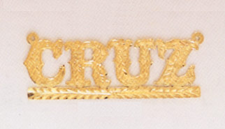 Custom Name Pendant - Cruz Design