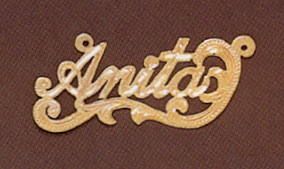 Custom Name Pendant - Anita Design