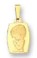 14K Gold Boy Child Pendant