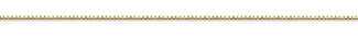 14K Gold Box Chain (0.8mm)