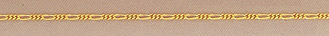 14k Gold 1.7mm Light Figaro Link Chain